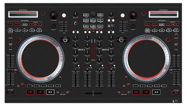 Numark NS 6 Skin Carbon